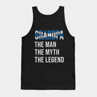 Grand Father Scottish Grandpa The Man The Myth The Legend - Gift for Scottish Dad With Roots From  Scotland Tank Top